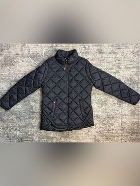 Women’s Canada Weather Gear Black Diamond Quilted Puffer Jacket Coat Small S/P